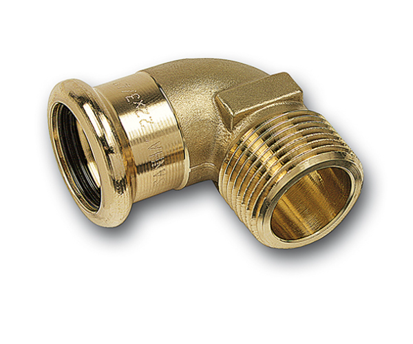 外螺纹90°转换弯头